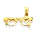 14k 3-D Moveable Sunglasses Pendant