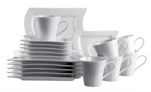 Childrens Toyshop  Küche & Haushalt : Maeser 920830 Kaffeeservice 18-tlg. Perfetto: 6 Kaffeeobertassen, 6 Kaffeeuntertassen, 6 Dessertteller