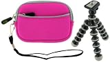 41e8zVhufDL. SL160  Neoprene Sleeve Case  and Premium Tripod for Nikon Coolpix S8000 14 MP Digital Camera Bronze
