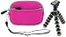 Neoprene Sleeve Case (Magenta) and Premium Tripod for Casio Exilim EX-Z750 7.2 Megapixel Digital Camera