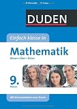 Produkt-Bild: Duden - Einfach klasse in - Mathematik 9. Klasse: Wissen - &Uuml;ben - Testen