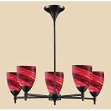 Elk 10077 3 Geologic 3-Light 10-Inch Width by 10-Inch Height Pendant In Satin Nickel