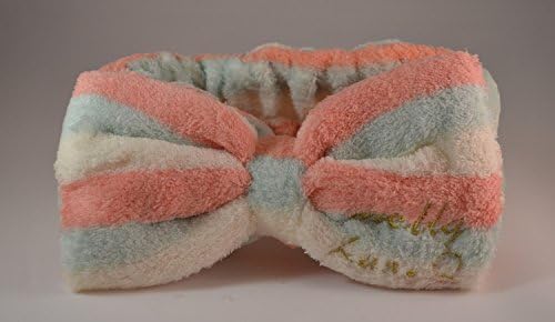 Wonder Castle Super Cute Ribbon Bow Bamboo Fiber Hair Dry Headband (Pink Green Stripe)