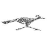 Sterling Silver Running Bird 14mm x 56mm Pin