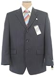 Review Ralph Lauren  / Ralph Lauren Mens Single Breasted 3 Button Navy Blue Pinstripe Wool Suit - Size 44S