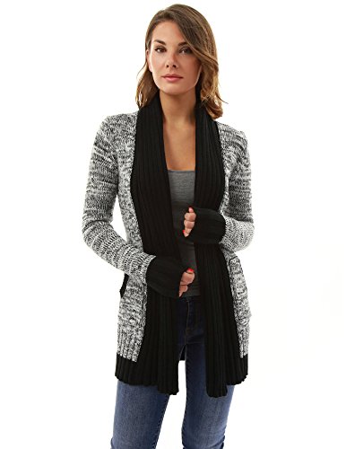 PattyBoutik Women's Marled Sweatercoat Cardigan