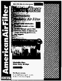 American Air Filter 318-001-319 Electrostatic Permanent Air Filter
