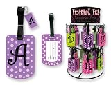 Initial It! Colorful Luggage Tag & Zipper Pull Set