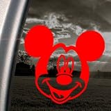 Disney Red Decal Mickey Mouse Car Truck Window Red Sticker