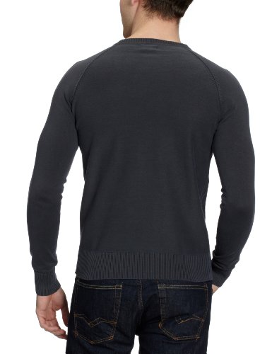 JACK & JONES VINTAGE Herren Pullover 12055884, Gr. 52/54 (L), Blau (MOOD INDIGO) Preisvergleich