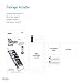 Gpel Screen Protector for iPhone 6 / 6s Premium Quality Japanese Nippon Asahi Real Tempered Glass, HD Clear, Full Cover (White)