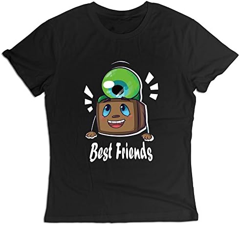 Women's Cute Jacksepticeye Sam Best Friends Tee M Black