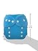 Thirsties Duo Fab Fitted Snap Cloth Diapers, Ocean Blue, Size Two (18-40 lbs)