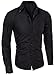 Generic Men's Simple Checkered Button Down Shirt