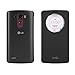 LG Electronics Quick Circle Folio Case for LG G Flex 2 - Red + Silver (LG G3 Black)
