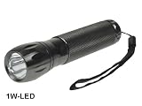 Velleman ZL1113L ALUMINIUM HAND TORCH WITH WHITE LUXEON LED 1W