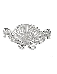 Clevereves 14K White Gold Pendant Seahorse and Shell 11.9 - Gram(s)