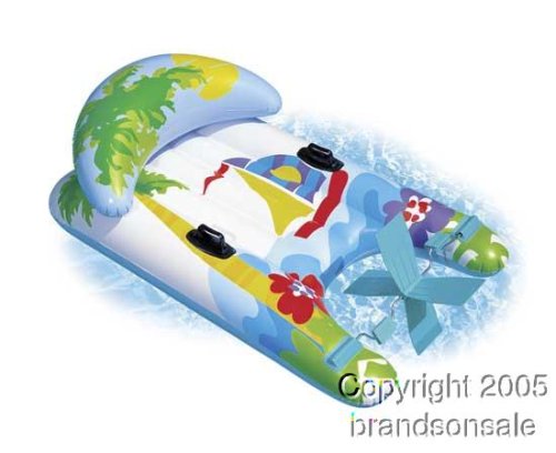 Swimming Pool Pedal Action Float Lounge Chair
