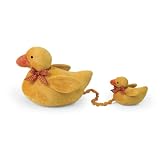 North American Bear Company Mamma and Baby Duck Musical, Yellow