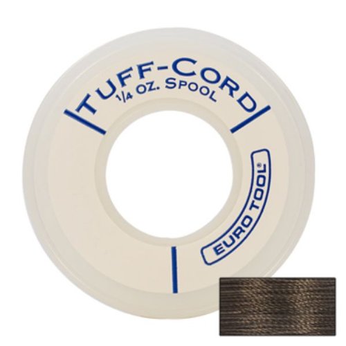 Tuff-cord Beading Cord, Brown, Size 1, 98 Yards