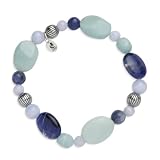 Search : Sedona Sky Amazonite, Sodalite and Chalcedony Stretch Bracelet