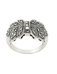 Sterling Silver Marcasite Bow Ring
