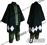 Japanese Anime Bleach Cosplay Costume - Kisuke Urahara Set with Hat