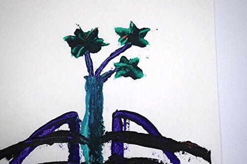 Building Walls, Original Acrylic Painting on Paper, 8"x10"