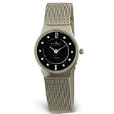 Skagen Womens 233XSTTM Titanium Mesh Bracelet Watch