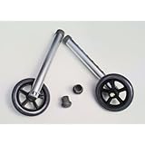 Invacare 5 in. Fixed Wheels with Rear Glide for Walkers