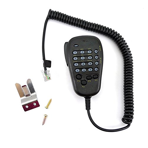 Zeadio® 6 Pin Mh-48a6j Handheld Shoulder Mic with Button for Yaesu Car Mobile Radio Ft-1500 Ft-1802 Ft-1900 Ft-2600 Ft-2800 Ft-2900 Ft-3000 Ft-7100 Ft-7800 Ft-8100 Ft-8500 Etc.