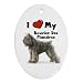 I Love My Bouvier des Flandres Ornament (Oval)