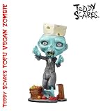 Teddy Scares Tofu the Vegan Zombie