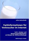 Fachinformationen f�r Verbraucher im Internet