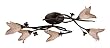 Elk 7956/5 5-Light Flush Mount In Aged Bronze and Hand Blown Tulip Glass
