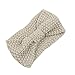 WIIPU Women Knitted Bow Headband Crochet Hairband Winter Ear Warmer Headwrap (N77)