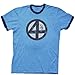 Fantastic Four 4.5 4 1/2 Scott Pilgrim Distressed Carolina Blue Adult T-shirt Tee
