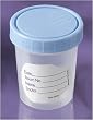 Polypropylene Specimen Container, Specimen Container, 4oz, Sterile Fluid Path, in Poly-Bag (100 Each/Case)