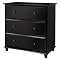 South Hampton 3 Drawers Dresser - Black