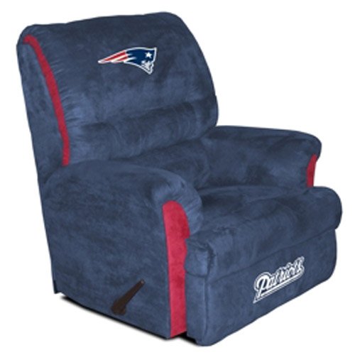 Buy New England Patriots NFL Team Logo Big Daddy Recliner by Baseline Sports