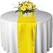 OurWarm® Yellow Satin Table Runner 12