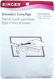 Singer Dressmaker's Tracing Paper Assorted Colors, 6 Sheets
