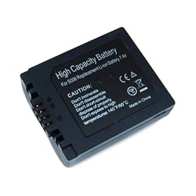 Mertrado - Batterie semblable CGA-S006 / CGA-S006E/1B / CGR-S006 / CGR-S006E/1B / DMW-BMA7 pour Lumix DMC-FZ7 / DMC-FZ8 / DMC-FZ18 / DMC-FZ28 / DMC-FZ30 / DMC-FZ38 / DMC-FZ50 (1300 mAh)