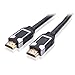 Cable Matters® Ultimate Series High Speed HDMI Cable with Ethernet in Black 6 Feet - 3D and 4K Resolution Ready