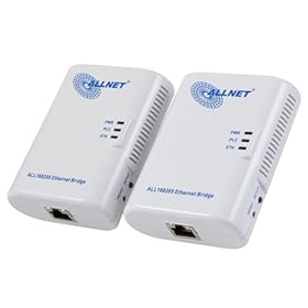 Allnet 200 Mbit Powerline Ethernet Bridge Bundle