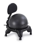 Aviva Fitness Ball Chair with Back Su...
