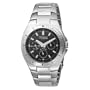 Caravelle by Bulova Men's 43C08 Bracelet Black Dial Watch