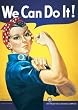 (11x17) Rosie the Riveter We Can Do It Art Print Poster