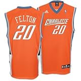 Raymond Felton Bobcats Orange NBA Replica Jersey - Men's