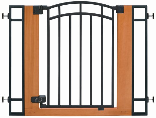 Childrens Toyshop  Pet Supplies : Summer Infant Metal and Wood Walk-Thru Gate